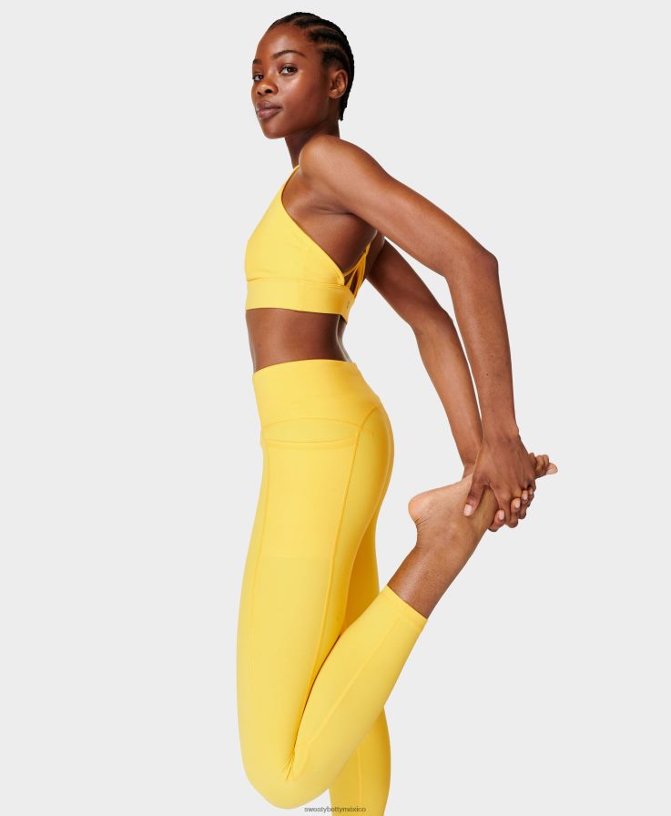 mujer Teoría del color de leggings 7/8 súper suaves Sweaty Betty 8VNTL1013 amarillo alegre ropa
