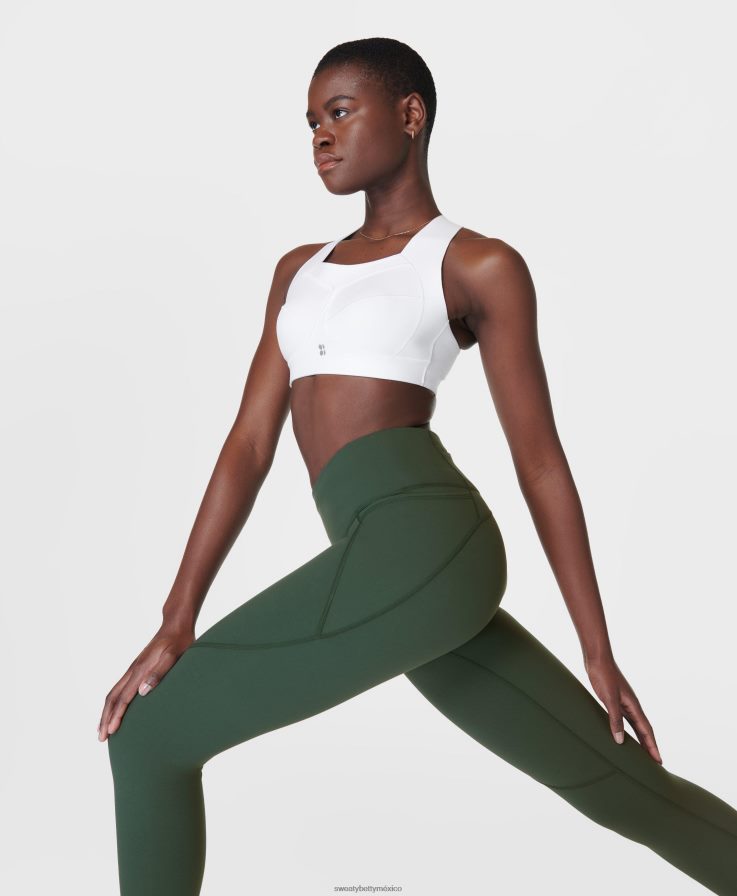 mujer leggings de entrenamiento de potencia Sweaty Betty 8VNTL53 caminata verde ropa