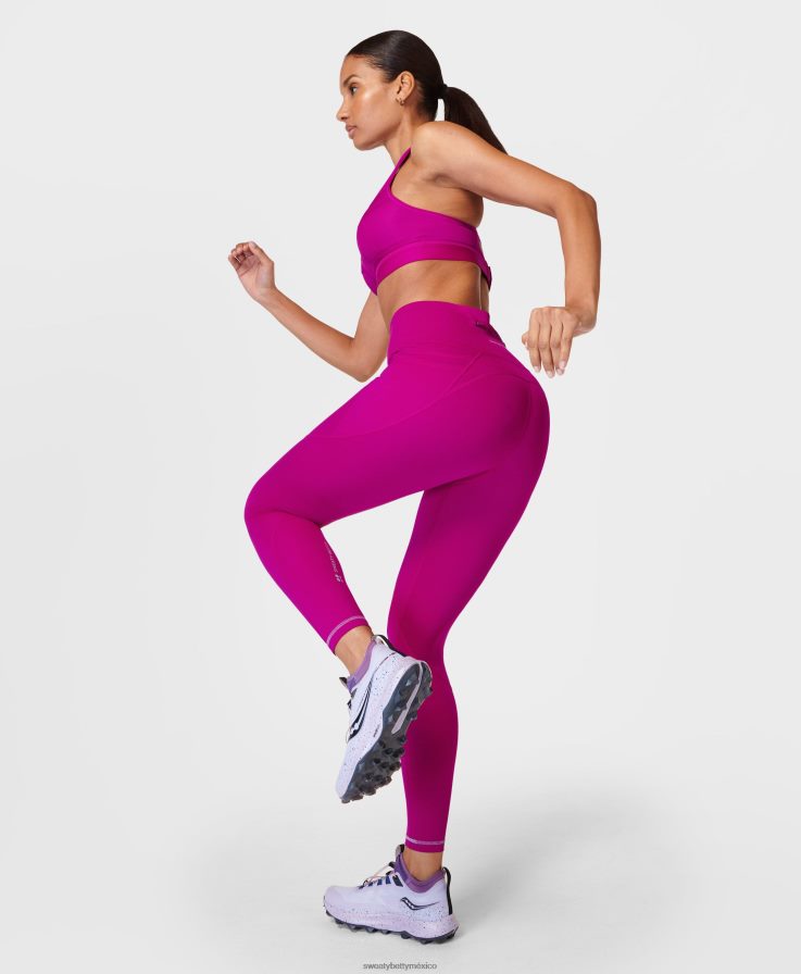mujer leggings de entrenamiento power pro Sweaty Betty 8VNTL84 magenta fusión púrpura ropa