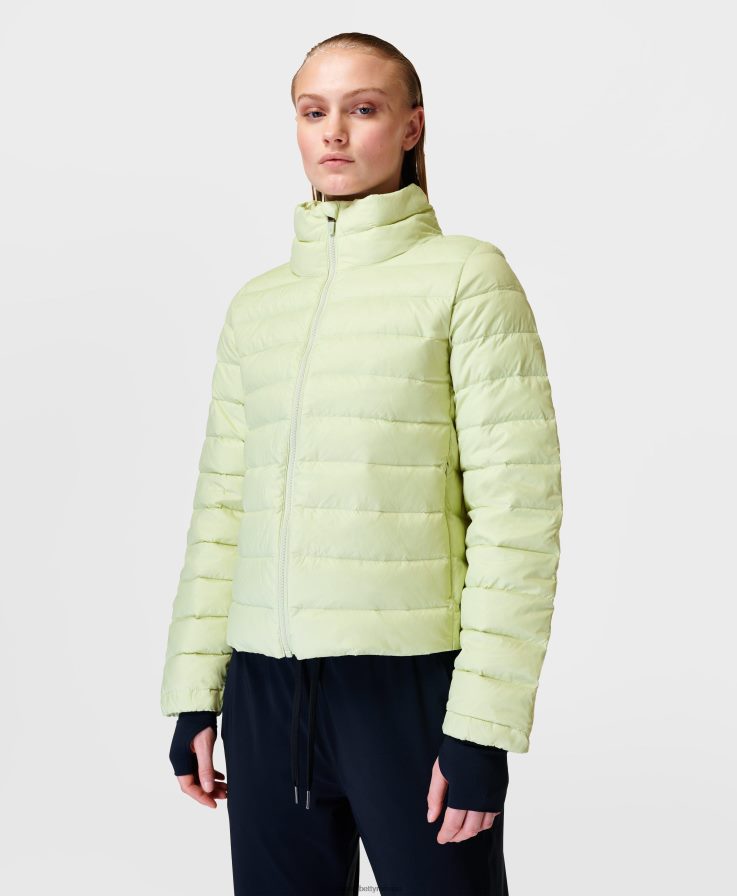 mujer chaqueta plegable pathfinder Sweaty Betty 8VNTL763 verde brillante ropa