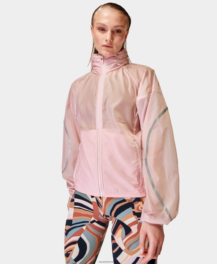 mujer guardar la chaqueta Sweaty Betty 8VNTL791 velo rosa ropa